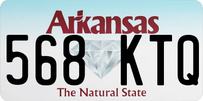 AR license plate 568KTQ