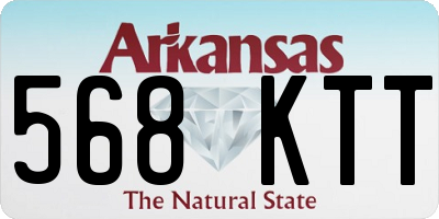 AR license plate 568KTT