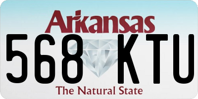 AR license plate 568KTU