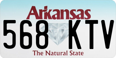 AR license plate 568KTV