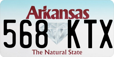 AR license plate 568KTX