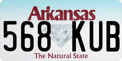 AR license plate 568KUB