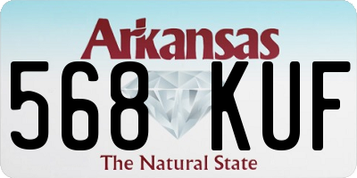 AR license plate 568KUF