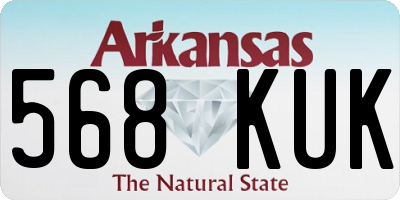 AR license plate 568KUK