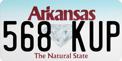 AR license plate 568KUP