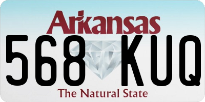 AR license plate 568KUQ