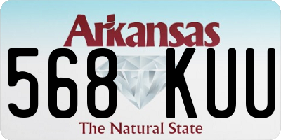 AR license plate 568KUU