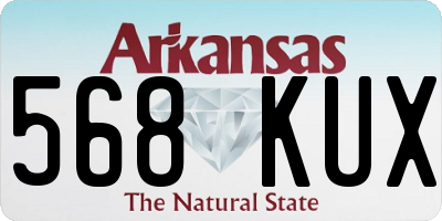 AR license plate 568KUX