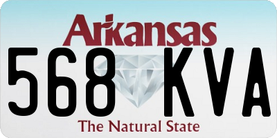 AR license plate 568KVA