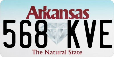 AR license plate 568KVE