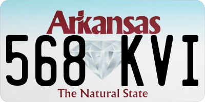 AR license plate 568KVI