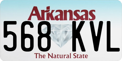 AR license plate 568KVL
