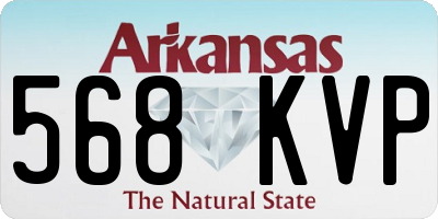 AR license plate 568KVP