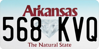 AR license plate 568KVQ
