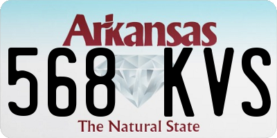 AR license plate 568KVS