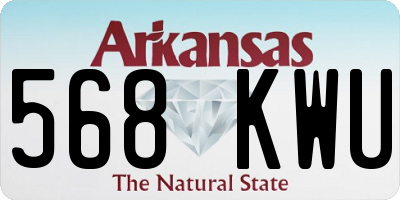 AR license plate 568KWU