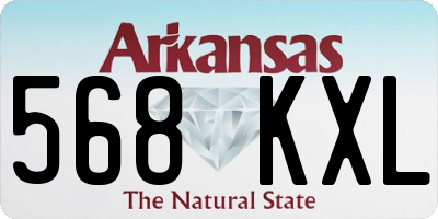 AR license plate 568KXL
