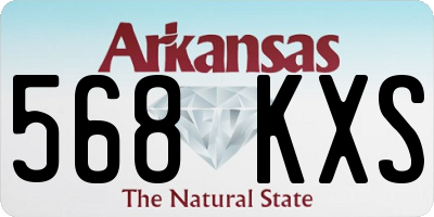 AR license plate 568KXS