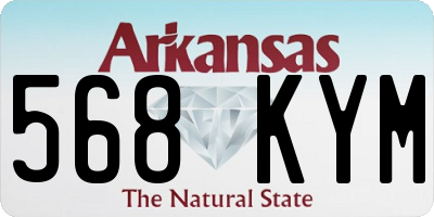 AR license plate 568KYM