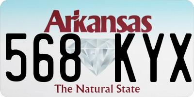 AR license plate 568KYX
