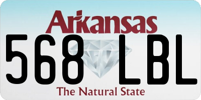 AR license plate 568LBL
