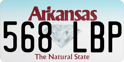 AR license plate 568LBP
