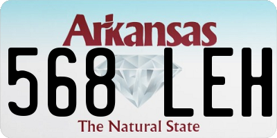 AR license plate 568LEH