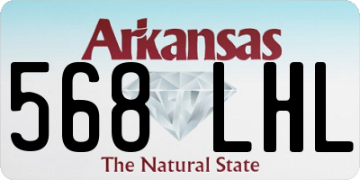 AR license plate 568LHL