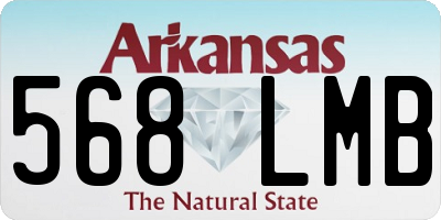 AR license plate 568LMB