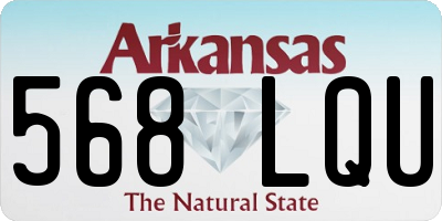 AR license plate 568LQU