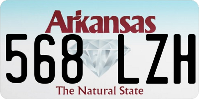AR license plate 568LZH