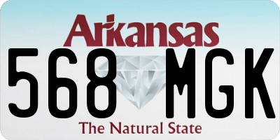 AR license plate 568MGK