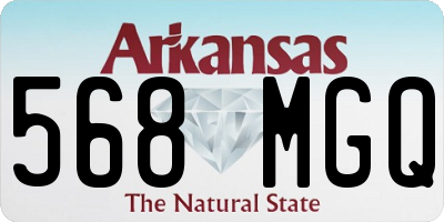 AR license plate 568MGQ