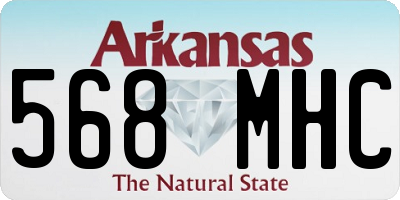 AR license plate 568MHC