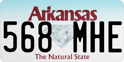 AR license plate 568MHE