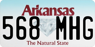 AR license plate 568MHG