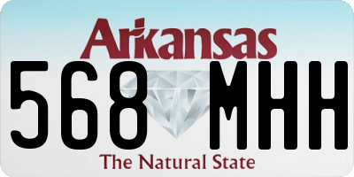 AR license plate 568MHH