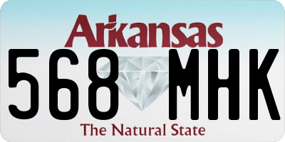 AR license plate 568MHK