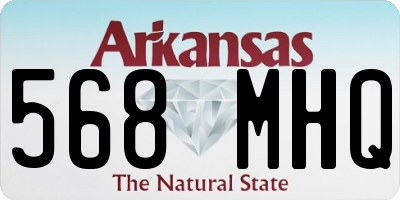 AR license plate 568MHQ