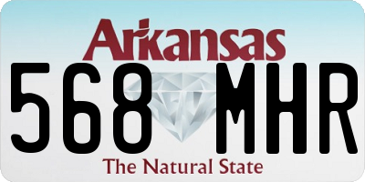 AR license plate 568MHR