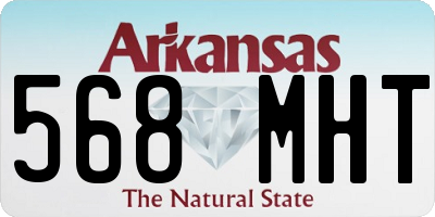 AR license plate 568MHT