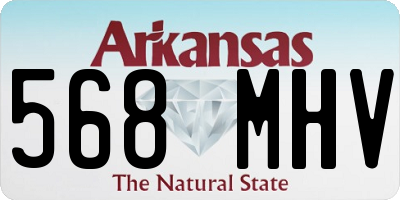 AR license plate 568MHV