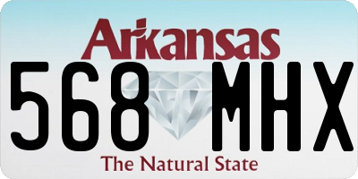 AR license plate 568MHX