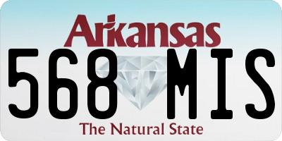 AR license plate 568MIS