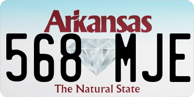 AR license plate 568MJE