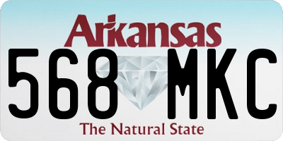 AR license plate 568MKC