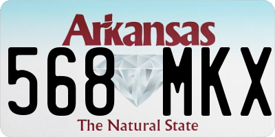 AR license plate 568MKX