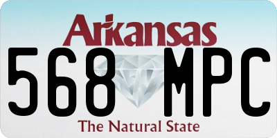 AR license plate 568MPC