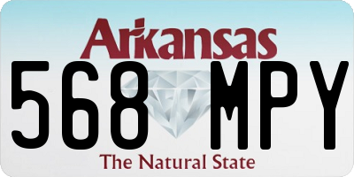 AR license plate 568MPY