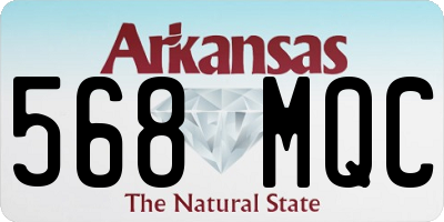 AR license plate 568MQC